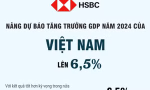 HSBC nâng dự báo tăng trưởng GDP Việt Nam lên 6,5%
