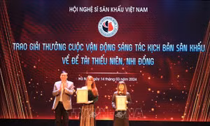 Trao giải thưởng cho các tác phẩm sân khấu xuất sắc năm 2023