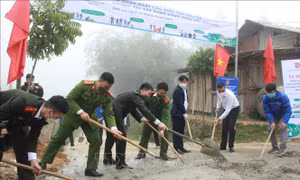 Tuổi trẻ Sơn La 'Tình nguyện chung tay xây dựng nông thôn mới'