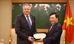 Phó Thủ tướng Phạm Bình Minh tiếp Bộ trưởng Phát triển kinh tế và Công nghệ Slovenia