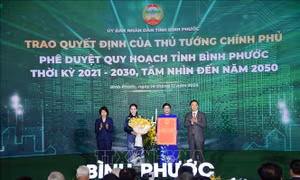 Quy hoạch Bình Phước thành cực tăng trưởng kinh tế quan trọng của Vùng Đông Nam Bộ