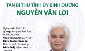 Tân Bí thư Tỉnh ủy Bình Dương Nguyễn Văn Lợi