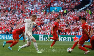 EURO 2020: Bỉ lên tiếng về tình trạng chấn thương của Hazard và De Bruyne