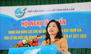 Nâng cao năng lực cho nữ ứng cử viên lần đầu tham gia ứng cử đại biểu HĐND
