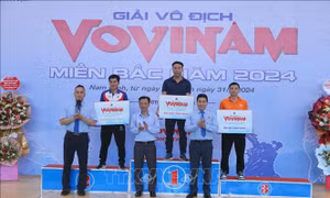Nam Định giành Nhất toàn đoàn Giải vô địch Vovinam miền Bắc 