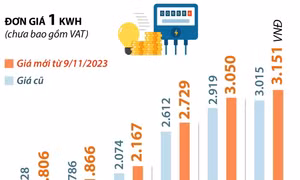Người dân phải chi thêm bao nhiêu tiền khi giá bán lẻ điện sinh hoạt tăng 4,5%?