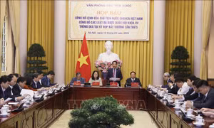 Công bố Lệnh của Chủ tịch nước về hai luật vừa được Quốc hội thông qua