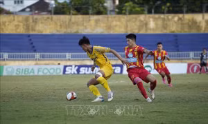 Sông Lam Nghệ An thất thủ 0-1 trước Thanh Hóa
