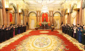 Tổng Bí thư, Chủ tịch nước Nguyễn Phú Trọng chúc Tết lãnh đạo Đảng, Nhà nước, đồng bào, chiến sỹ cả nước