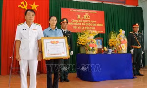 Ba liệt sĩ hy sinh ở Trường Sa được tặng Bằng 'Tổ quốc ghi công'