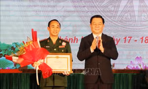 Thí sinh Trần Quang Trung đoạt Giải Đặc biệt Hội thi chung khảo báo cáo viên, tuyên truyền viên giỏi toàn quốc