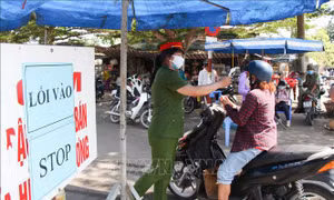 Hậu Giang tăng cường phòng, chống dịch COVID-19 tại các chợ truyền thống