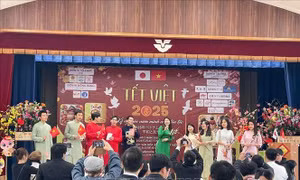 Rộn ràng lễ hội Tết Việt tại thành phố Higashi-Hiroshima, Nhật Bản