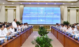 Tiểu ban Kinh tế - Xã hội Đại hội XIII của Đảng làm việc với lãnh đạo một số tỉnh, thành phố phía Nam