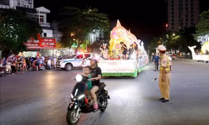 Đảm bảo trật tự an toàn giao thông dịp Lễ hội Thành Tuyên 2023