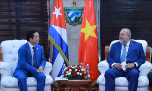 Phó Thủ tướng Trần Hồng Hà gặp Thủ tướng nước Cộng hoà Cuba 