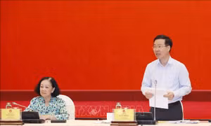 Ban Tổ chức Trung ương gặp mặt các cán bộ Trung ương điều động, luân chuyển