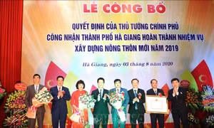 Thành phố Hà Giang hoàn thành nhiệm vụ xây dựng nông thôn mới