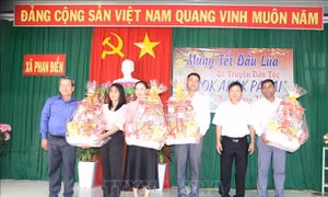 Đồng bào vùng cao Bình Thuận vui đón Tết Đầu lúa