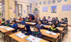 Nhiều trường Mầm non ở vùng cao Yên Bái cho trẻ nghỉ học tránh rét