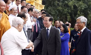 Chủ tịch nước Võ Văn Thưởng gặp mặt các cá nhân tiêu biểu của TP Hồ Chí Minh
