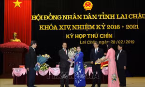 Ông Trần Tiến Dũng được bầu làm Chủ tịch UBND tỉnh Lai Châu 