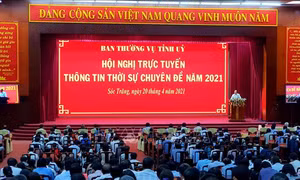 Cập nhật thông tin chuyên đề tình hình thời sự đến cán bộ, đảng viên