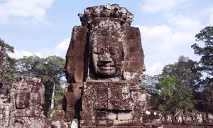 'Nụ cười Campuchia' tại ngôi đền Angkor Wat