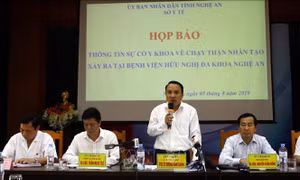 Hệ thống dẫn nước không đảm bảo là nguyên nhân sự cố chạy thận nhân tạo tại Nghệ An