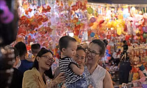 Rực rỡ phố đồ chơi Tết Trung thu
