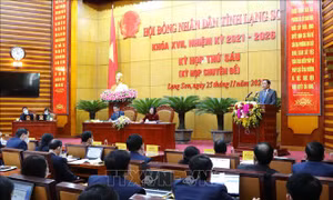 Hội đồng nhân dân tỉnh Lạng Sơn thông qua các nghị quyết về dự án đầu tư công