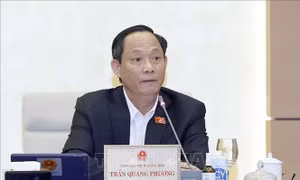 Đồng chí Trần Quang Phương chủ trì làm việc với Bộ Tư pháp về giải quyết khiếu nại, tố cáo