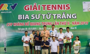 Bế mạc và trao thưởng Giải Tennis Cúp Hoàng đế Quang Trung 2019