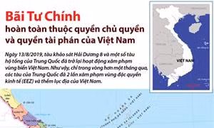 Bãi Tư Chính hoàn toàn thuộc quyền chủ quyền và quyền tài phán của Việt Nam