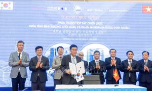 Tỉnh Bình Dương ký kết hợp tác chiến lược với quận Gangnam (Seoul, Hàn Quốc)