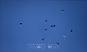 Ai Cập tăng cường thả hàng viện trợ xuống phía Bắc Gaza