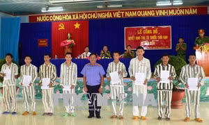 Tây Ninh: 42 phạm nhân được tha tù trước thời hạn 