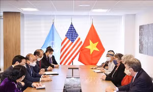 Chủ tịch nước Nguyễn Xuân Phúc tiếp đại diện bạn bè Hoa Kỳ 