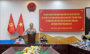 Đẩy nhanh tiến độ xây dựng sân bay quân sự Phan Thiết 