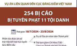 Vụ án liên quan đến Cục Đăng kiểm Việt Nam: 254 bị cáo bị tuyên phạt 11 tội danh