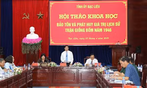 Bảo tồn và phát huy giá trị lịch sử trận Giồng Bốm năm 1946