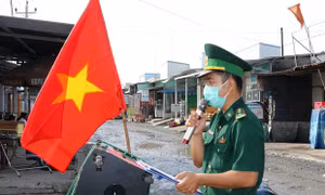 'Tiếng loa Biên phòng' phát huy hiệu quả trong tuyên truyền về bầu cử
