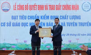 Học viện Báo chí và Tuyên truyền đạt Tiêu chuẩn kiểm định chất lượng cơ sở giáo dục 