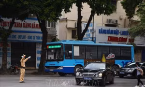 Phân luồng giao thông TP Hồ Chí Minh phục vụ Quốc tang nguyên Chủ tịch nước Lê Đức Anh