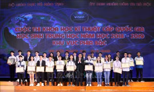 15 dự án đạt giải Nhất cuộc thi Khoa học Kỹ thuật cấp quốc gia khu vực phía Bắc