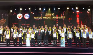 524 doanh nghiệp đạt danh hiệu Hàng Việt Nam chất lượng cao 2019 
