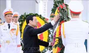 Đoàn Ban Nội chính Trung ương viếng Tổng Bí thư Nguyễn Phú Trọng