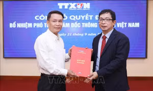 Công bố quyết định bổ nhiệm ông Nguyễn Tuấn Hùng làm Phó Tổng Giám đốc TTXVN