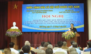Bồi dưỡng kiến thức quốc phòng và an ninh cho chức sắc, nhà tu hành 