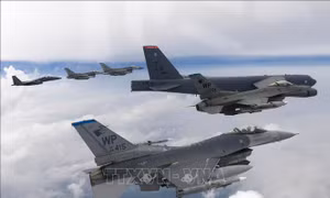 Mỹ cam kết điều tra kỹ lưỡng vụ rơi máy bay F-16 tại Hàn Quốc